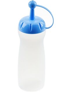 1Pcs Poreuze Salade Dressing Fles Schone Zee Soning Squeeze Fles In Keuken Multifunctionele Kruiden Spuitfles blauw