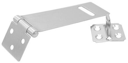 1Pcs Portable Home Rvs Hasp Deurslot Gesp Locker Dagschoot Veilige 4 duim