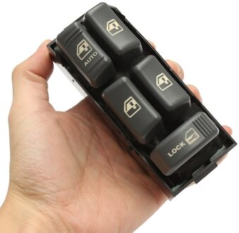 1Pcs Power Window Master Switch Linksvoor Zwarte Elektrische Voertuig Auto Window Switch Control Voor Gmc Chevrolet Cadillac