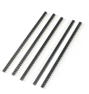 1pcs Practical New Strip Tin PCB Female IC Breakable 40pin Single Row Round Header Socket