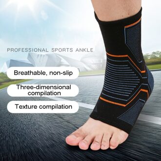 1Pcs Praktische Elastische Sport Enkel Protector Comfortabele Ademende Sport Enkel Ondersteuning Running Basketbal Enkelbrace Ondersteuning