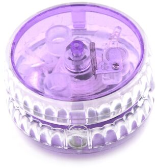 1PCS Professionele Lichtgevende Yoyo Bal LED Knippert Kind Koppelingsmechanisme Yo-Yo Speelgoed Voor Kid Party Entertainment Paars