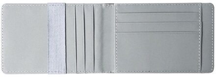 1Pcs Pu Lederen Kaarthouder Portemonnee Portemonnee Kaarthouder Dunne Credit Card Case grijs