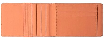 1Pcs Pu Lederen Kaarthouder Portemonnee Portemonnee Kaarthouder Dunne Credit Card Case oranje