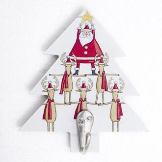 1pcs Punching Free Traceless Door Hook Clothes Hook Wall Mounted Cabinet Wall Hooks Christmas Decorative Hook Key Bag Hangers 04