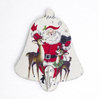 1pcs Punching Free Traceless Door Hook Clothes Hook Wall Mounted Cabinet Wall Hooks Christmas Decorative Hook Key Bag Hangers 08