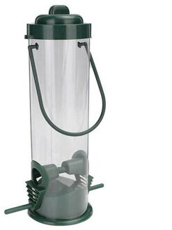 1Pcs Pvc Emmer Plastic Inkt Groene Plastic Accessoires Vogel Feeder Outdoor Vogel Feeder, Feeder Outdoor V3Z8