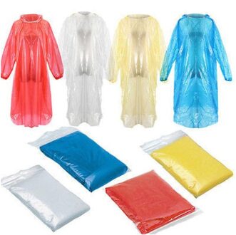 1Pcs Regen Jas Wegwerp Adult Emergency Waterdichte Regenjas Wandelen Camping Hood Ondoordringbare Дождевик