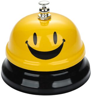 1PCs Restaurant Service Call Bell Hotel Counter Desk Bell Ring Metal Reception Service Call Desk Call Bell Bar Kitchen Timers geel