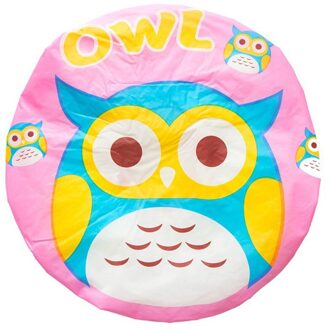 1Pcs Resuable Elastische Douche Bad Cap Waterdichte Baden Hair Cover Vrouwen Douche Cap Spa Haar Beschermende Cap Owl