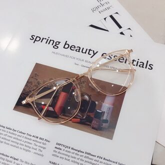 1Pcs Retro Anti Blue Ray Computer Bril Vrouwen Ronde Eye Glas Mannen Blauw Licht Blocking Mode Brillen Optische Frames a96568