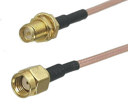 1Pcs RG316 RPSMA Female plug Bulkhead to RP-SMA Male Jack Connector RF Coaxial Jumper Pigtail Cable For Radio Antenna 4inch~10M