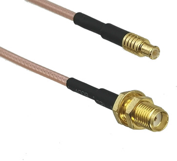 1Pcs RG316 SMA Female Jack Bulkhead to MCX Male Plug Connector RF Coaxial Jumper Pigtail Cable For Radio Antenna 4inch~10M