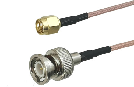 1Pcs RG316 SMA Male Plug to BNC Male plug Connector RF Coaxial Jumper Pigtail Cable For Radio Antenna 4inch~10M