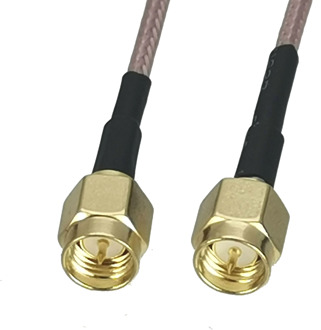 1Pcs RG316 SMA Male Plug to SMA Male Plug Connector RF Coaxial Jumper Pigtail Cable For Radio Antenna 4inch~5M