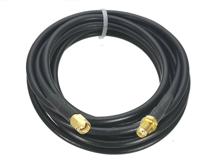 1Pcs RG58 Cable SMA Male Plug to SMA Female Jack Nut Bulkhead Connecor Straight RF Jumper pigtail 6inch~20M