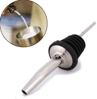 1Pcs Roestvrij Staal Liquor Geest Schenker Flow Wijnfles Schenktuit Stopper Bar Keuken Gereedschap