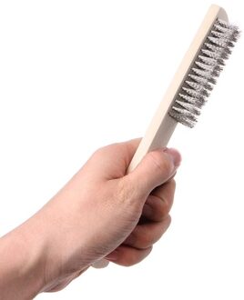 1Pcs Roestvrij Staaldraad Borstel Verf Removal Cleaning Metalen Polijsten Roest Schoonmaken Borstels Schoon Gereedschap Handgereedschap