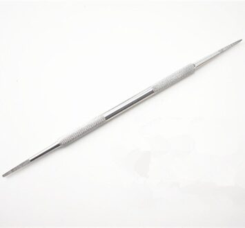 1Pcs Roestvrij Teen Nagelvijl Double Ended Pedicure Bestand Satin Edge Ingegroeide Teen Nail Lifter Persoonlijke Gezondheid Voetverzorging tool 1stk