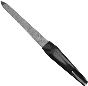 1Pcs Roestvrij Teen Nagelvijl Double Ended Pedicure Bestand Satin Edge Ingegroeide Teen Nail Lifter Persoonlijke Gezondheid Voetverzorging tool zwart 1stk