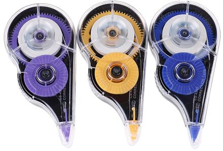 1Pcs Roller Correctie Tape Wit Out Studie Kantoor School Student Briefpapier