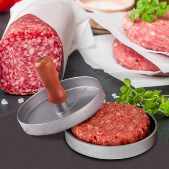 1Pcs Ronde Vorm Zware Hamburger Druk Maker Mold Non-stick Burger Vlees Rundvlees Grill Patty Maker Mould Keuken bbq Gevogelte Gereedschap Cutlets Laminating