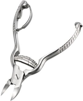 1Pcs Rvs Dikke Harde Teen Nagelknipper Tang Zware Pedicure Gereedschap Kalebas Vorm Cuticle Schaar
