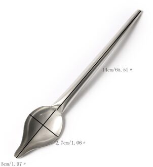1Pcs Rvs DIY Deco Lepel Versieren Voedsel Draw Tool Saus Dressing Plaat Dessert Bakvormen Cake Maatlepels Gereedschappen