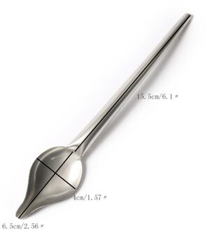 1Pcs Rvs DIY Deco Lepel Versieren Voedsel Draw Tool Saus Dressing Plaat Dessert Bakvormen Cake Maatlepels Gereedschappen