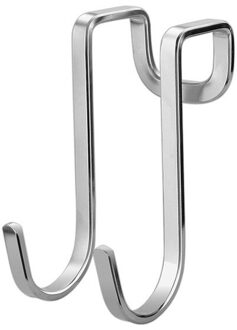 1Pcs Rvs Dubbele S Vorm Opslag Haak Voor Badkamer Keuken Muur En Deur Organizer Accessoires Purse Hook