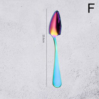 1Pcs Rvs Fruit Baggerschip Gekarteld Lepels Dessert Koffie Ijs Lepel Roeren Theelepels Keuken Benodigdheden