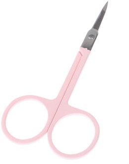 1Pcs Rvs Kleine Nail Gereedschap Schaar Manicure Voor Wenkbrauw Neus Wimper Cuticle Schaar Gebogen Pedicure Make-Up Tool 2