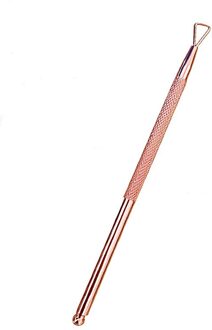 1Pcs Rvs Nail Uv Gel Polish Remover Driehoek Stok Staaf Pusher Cleaner Manicure Nail Art Gereedschap Accessoires roos goud