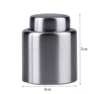 1Pcs Rvs Wijnfles Stop Vacuüm Rode Wijn Cap Sealer Verse Keeper Bar Gereedschap Fles Cover Keuken Accessoires thuis