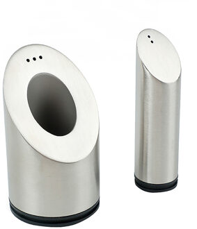 1Pcs Rvs Zout En Peper Shakers Set Voor Specerijen Met Keuken Gaten Kruiden Jar Kruidenrek Cruet Tool