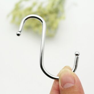 1Pcs S-Vorm Haak Keuken Reling S Hanger Haak Sluiting Houder Rvs Haken Voor Opknoping Kleding Handtas haak