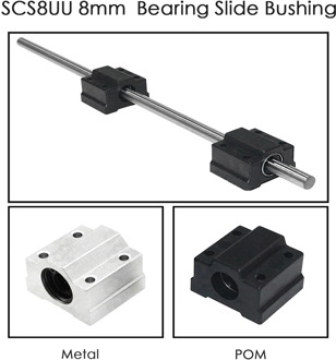 1pcs SC8UU SCS8UU 8mm Linear Motion Ball Bearing Slide Bushing Linear Shaft for CNC for 3D printer free shipping