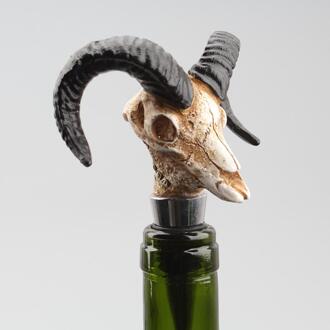 1Pcs Schedel Wijn Stop Vacuüm Rode Wijn Cap Sealer Verse Keeper Bar Gereedschap Fles Stoppers Keuken Gereedschap Accessoires