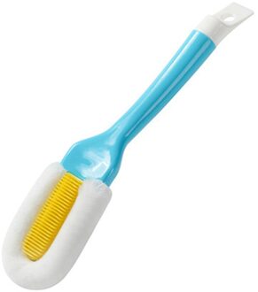 1Pcs Schoen Borstel Multifunctionele Wasborstel Schoenen Cleaner Huishoudelijke Lange Handvat Zachte Borstel Keuken Badkamer Gereedschap blauw
