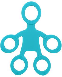 1Pcs Silicone Hand Expander Vinger Hand Grip Vinger Training Brancard Trainer Sterkte Weerstand Bands Wrist Oefening Fitness Blauw