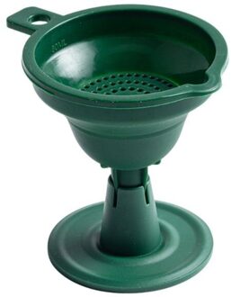 1Pcs Silicone Inklapbare Opvouwbare Trechter Huishouden Keuken Koken Gereedschap Draagbare Wijn Mini Draagbare Olie Pot Trechter Nieuw groen