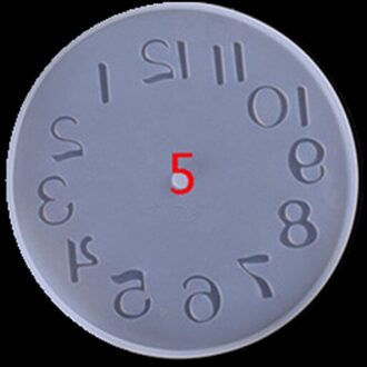 1Pcs Silicone Klok Epoxy Mold Multifunctionele Hanger Sieraden Accessoires Handcraft Sieraden Klok Craft Maken Mould Ronde B