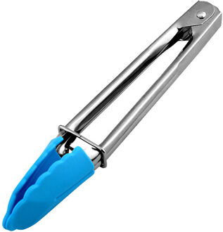 1Pcs Siliconen Bbq Grillen Tong Salade Brood Presenteren Tong Non-stick Keuken Barbecue Grillen Koken Tong Met Joint lock