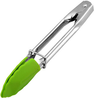 1Pcs Siliconen Bbq Grillen Tong Salade Brood Presenteren Tong Non-stick Keuken Barbecue Grillen Koken Tong Met Joint lock