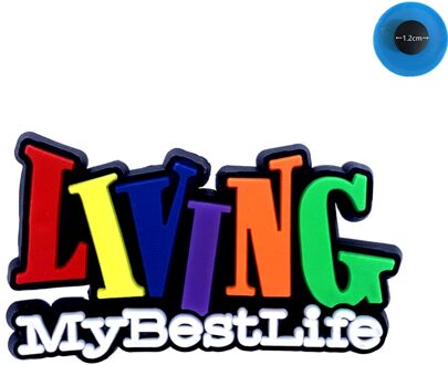 1Pcs Siliconen Blm Serie Gat Slipper Accessoires Voor Kinderen X-Mas Black Girl Magic Schoen Charmes gesp Polsband Decor geel