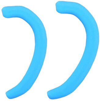 1Pcs Siliconen Oorhaakje Cover Voor Gehoorbescherming Masker Zachte Comfortabele Haak Oor Masker Haak Anti-Slip Onzichtbaar Oor grips Haak blauw stijl 1