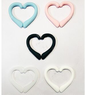 1Pcs Siliconen Oorhaakje Cover Voor Gehoorbescherming Masker Zachte Comfortabele Haak Oor Masker Haak Anti-Slip Onzichtbaar Oor grips Haak blauw stijl 2