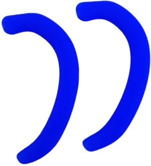 1Pcs Siliconen Oorhaakje Cover Voor Gehoorbescherming Masker Zachte Comfortabele Haak Oor Masker Haak Anti-Slip Onzichtbaar Oor grips Haak koninklijk blauw stijl