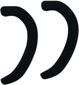 1Pcs Siliconen Oorhaakje Cover Voor Gehoorbescherming Masker Zachte Comfortabele Haak Oor Masker Haak Anti-Slip Onzichtbaar Oor grips Haak zwart stijl 1