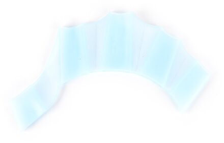 1Pcs Siliconen Training Paddle Duik Handschoen Zwemmen Handschoen Swim Gear Vinnen Hand Zwemvliezen Flippers Blauw / L